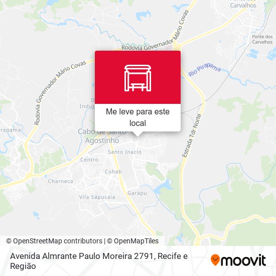 Avenida Almrante Paulo Moreira 2791 mapa