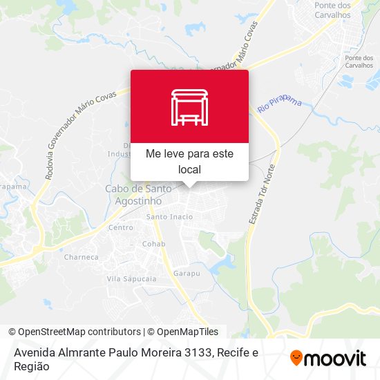 Avenida Almrante Paulo Moreira 3133 mapa