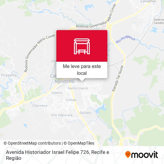 Avenida Historiador Israel Felipe 726 mapa