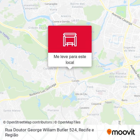 Rua Doutor George Wiliam Butler 524 mapa