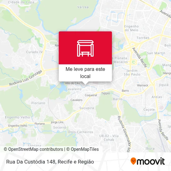 Rua Da Custódia 148 mapa