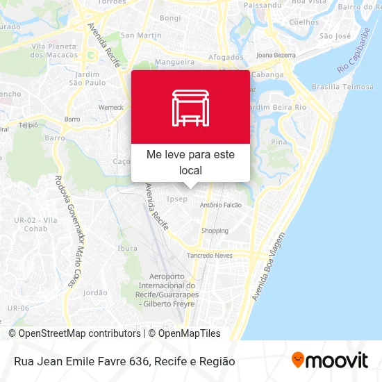 Rua Jean Emile Favre 636 mapa