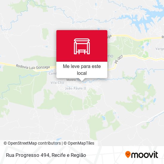 Rua Progresso 494 mapa