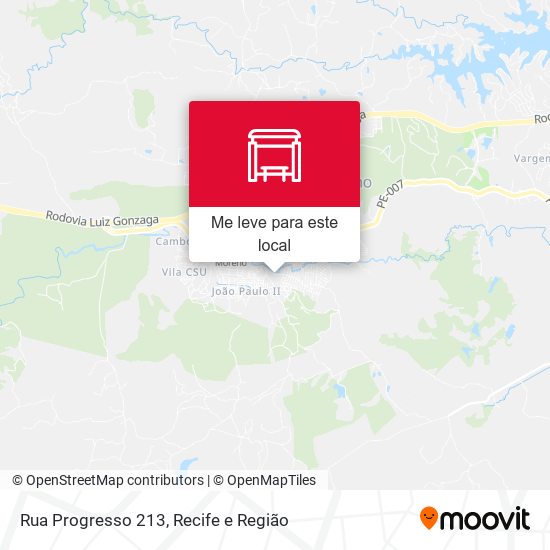Rua Progresso 213 mapa