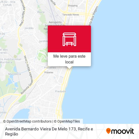 Avenida Bernardo Vieira De Melo 173 mapa