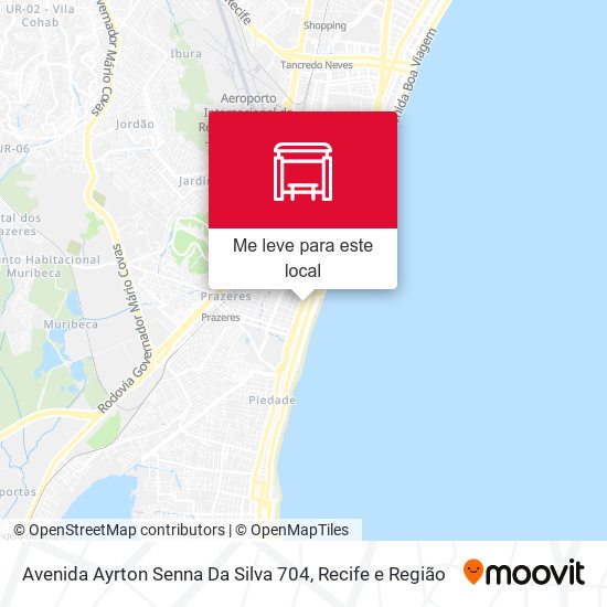 Avenida Ayrton Senna Da Silva 704 mapa