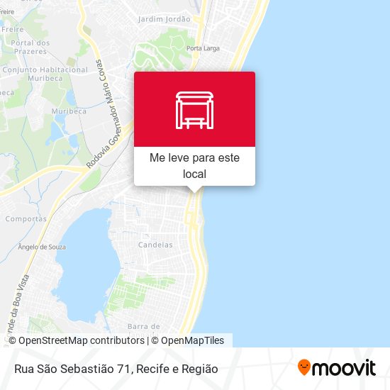 Rua São Sebastião 71 mapa