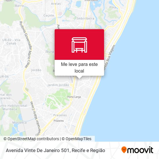 Avenida Vinte De Janeiro 501 mapa