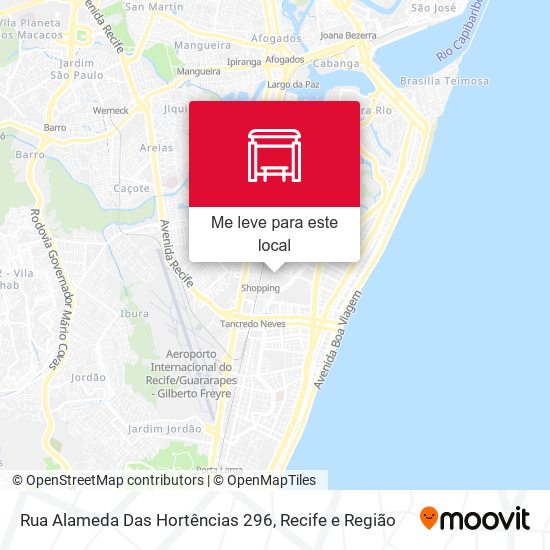 Rua Alameda Das Hortências 296 mapa