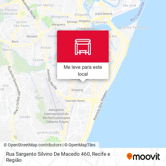 Rua Sargento Silvino De Macedo 460 mapa