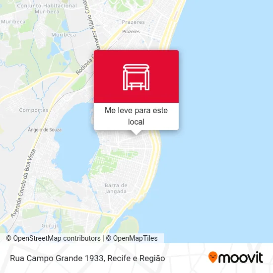 Rua Campo Grande 1933 mapa