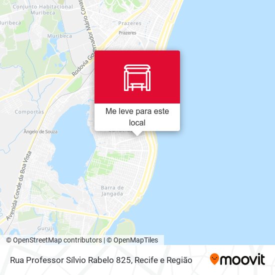 Rua Professor Sílvio Rabelo 825 mapa