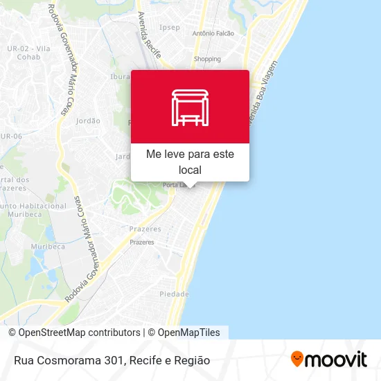 Rua Cosmorama 301 mapa