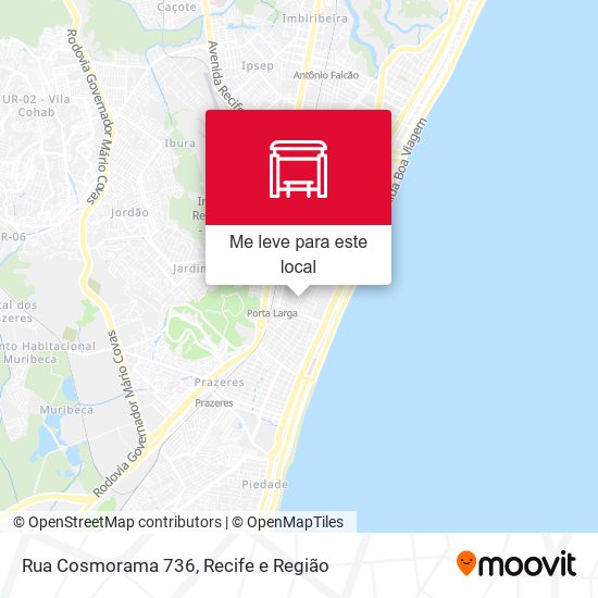 Rua Cosmorama 736 mapa