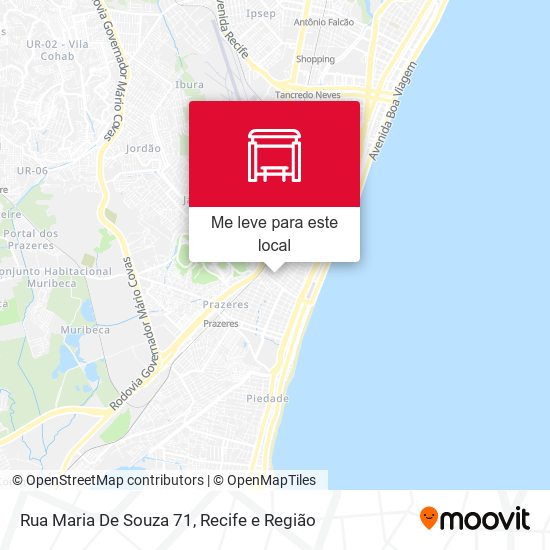 Rua Maria De Souza 71 mapa