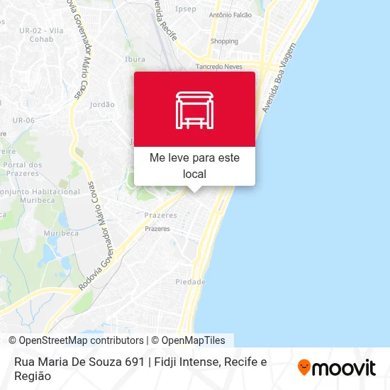 Rua Maria De Souza 691 | Fidji Intense mapa