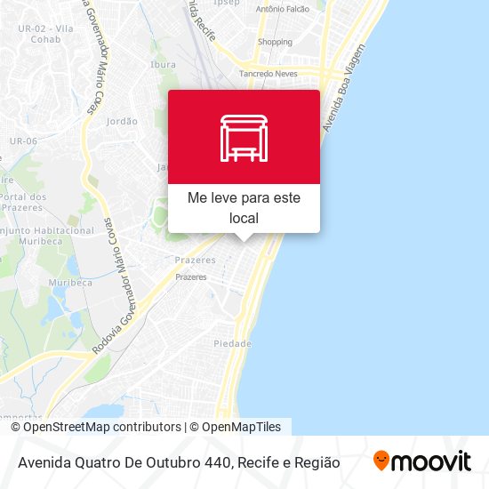 Avenida Quatro De Outubro 440 mapa