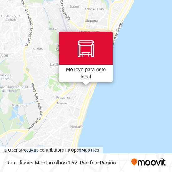 Rua Ulisses Montarrolhos 152 mapa