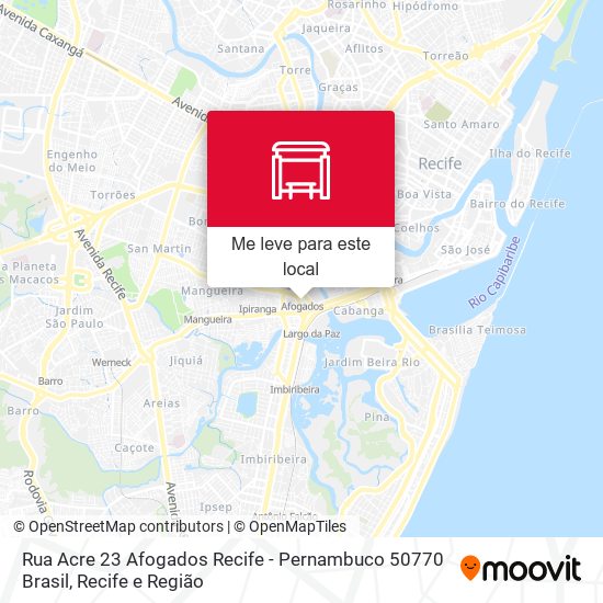 Rua Acre 23 Afogados Recife - Pernambuco 50770 Brasil mapa