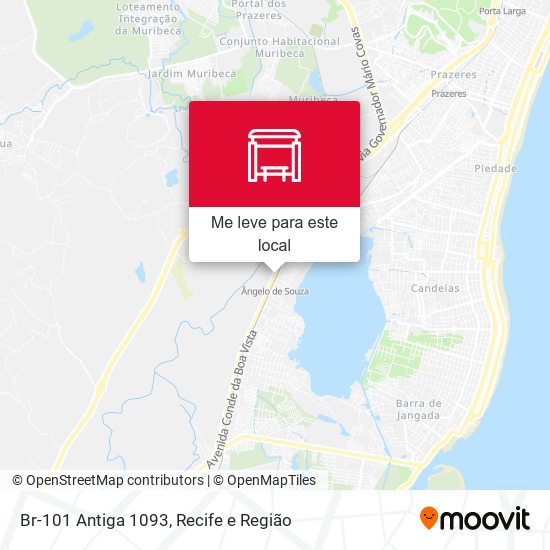 Br-101 Antiga 1093 mapa