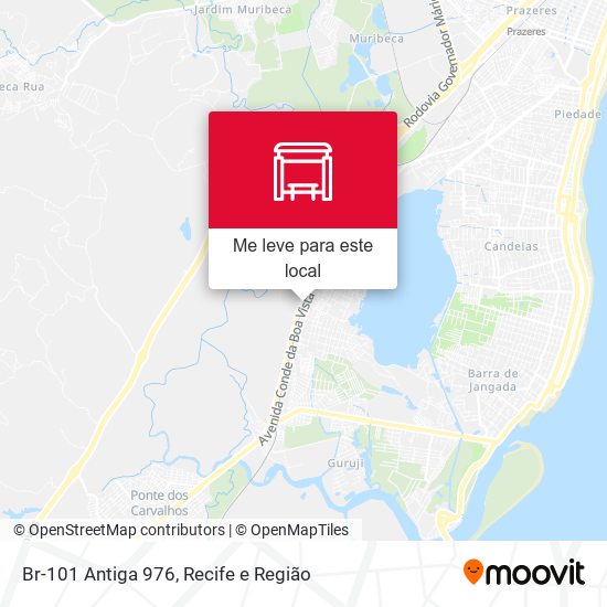 Br-101 Antiga 976 mapa
