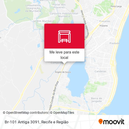 Br-101 Antiga 3091 mapa