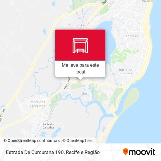 Estrada De Curcurana 190 mapa