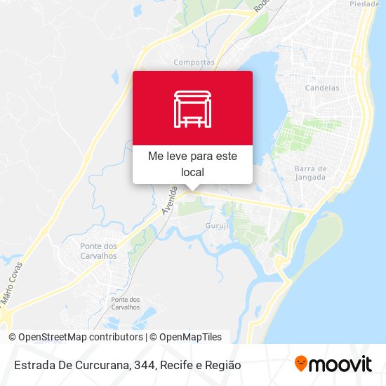 Estrada De Curcurana, 344 mapa