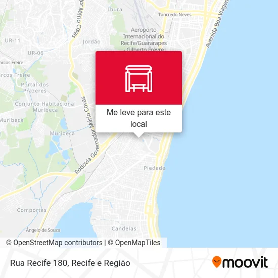 Rua Recife 180 mapa
