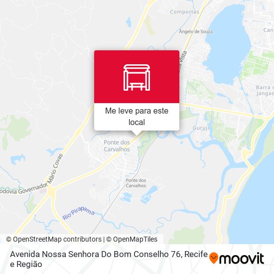 Avenida Nossa Senhora Do Bom Conselho 76 mapa