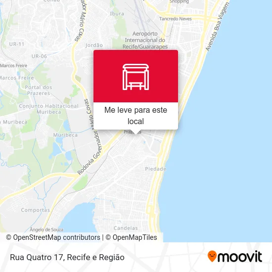 Rua Quatro 17 mapa