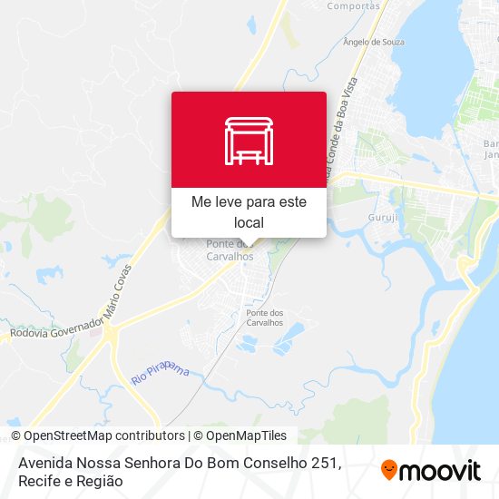 Avenida Nossa Senhora Do Bom Conselho 251 mapa