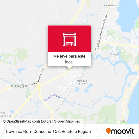 Travessa Bom Conselho 158 mapa