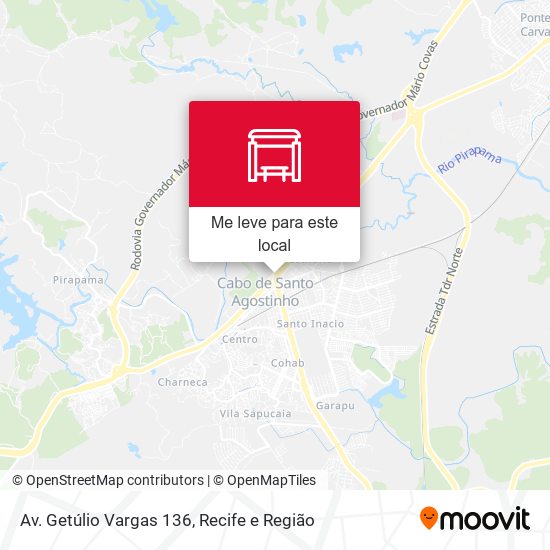 Av. Getúlio Vargas 136 mapa