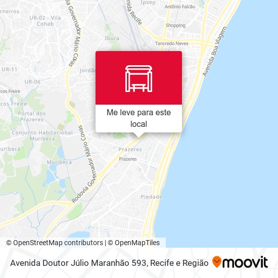 Avenida Doutor Júlio Maranhão 593 mapa
