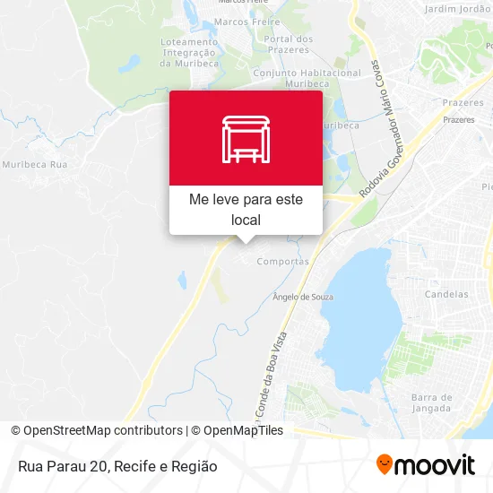 Rua Parau 20 mapa