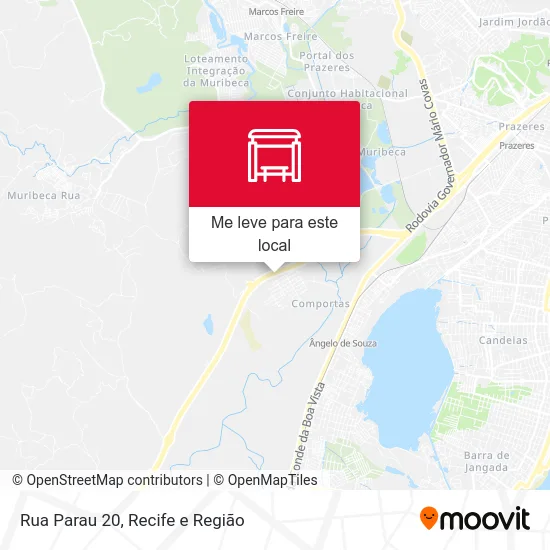 Rua Parau 20 mapa