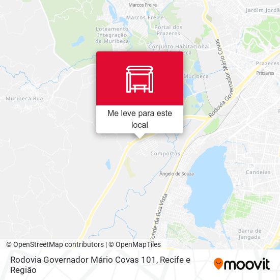 Rodovia Governador Mário Covas 101 mapa