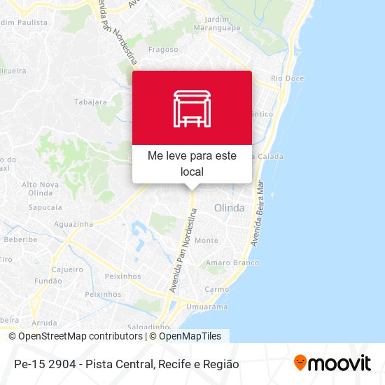 Pe-15 2904 - Pista Central mapa