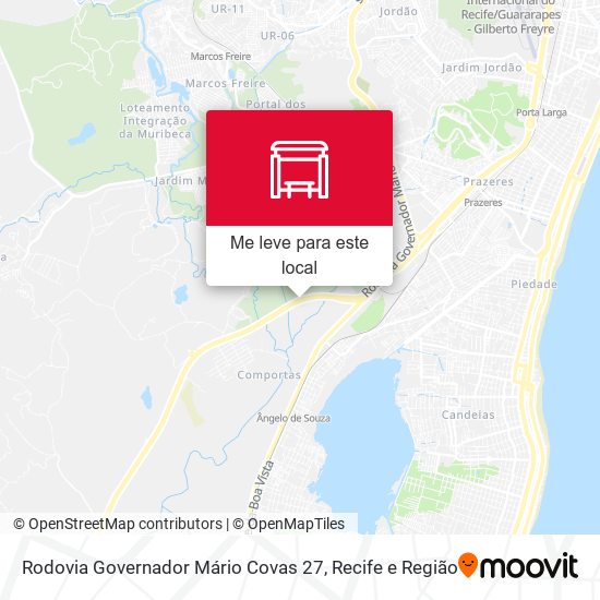 Rodovia Governador Mário Covas 27 mapa