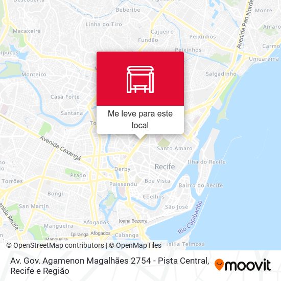 Av. Gov. Agamenon Magalhães 2754 - Pista Central mapa