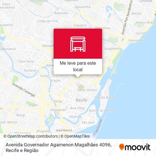 Avenida Governador Agamenon Magalhães 4096 mapa