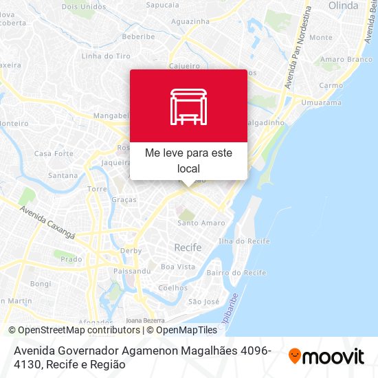 Avenida Governador Agamenon Magalhães 4096-4130 mapa