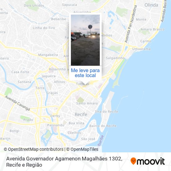 Avenida Governador Agamenon Magalhães 1302 mapa