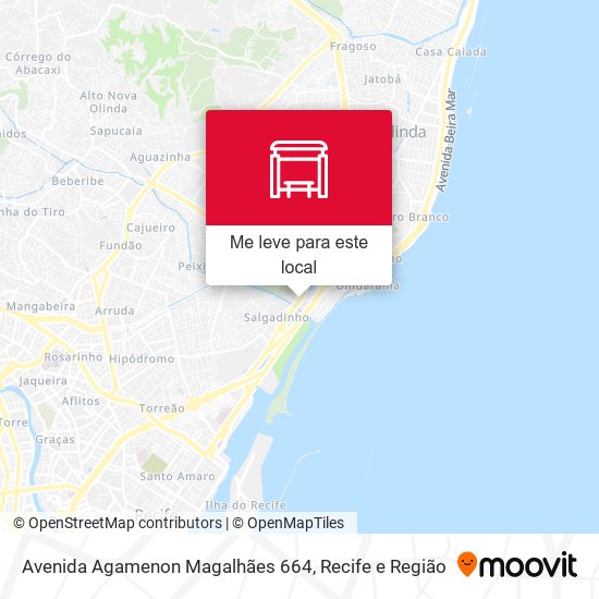 Avenida Agamenon Magalhães 664 mapa