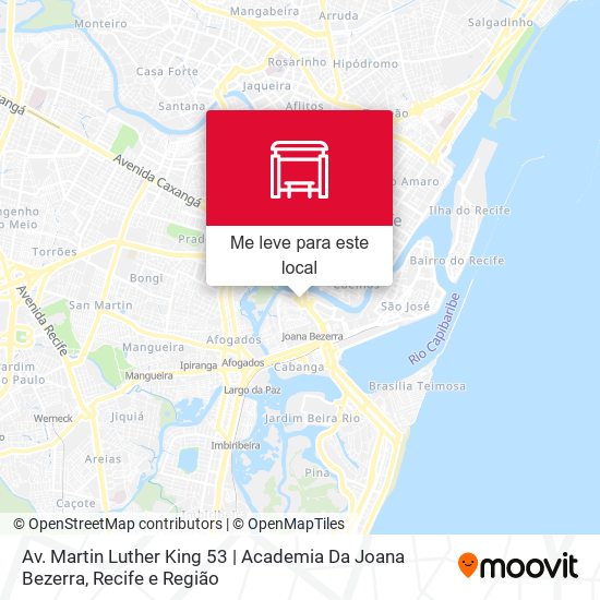 Av. Martin Luther King 53 | Academia Da Joana Bezerra mapa