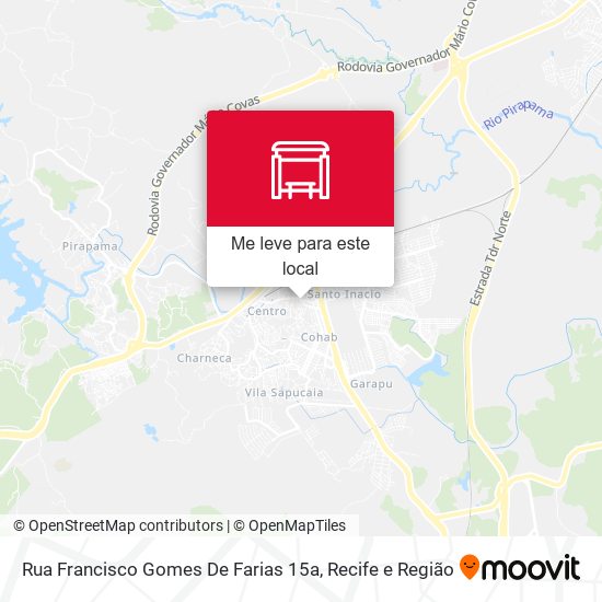 Rua Francisco Gomes De Farias 15a mapa