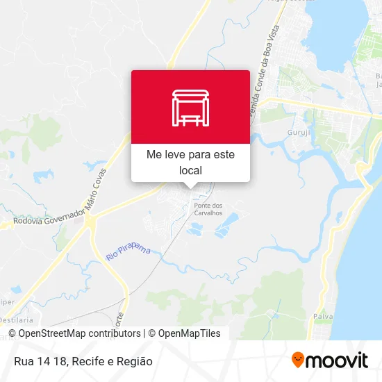 Rua 14 18 mapa