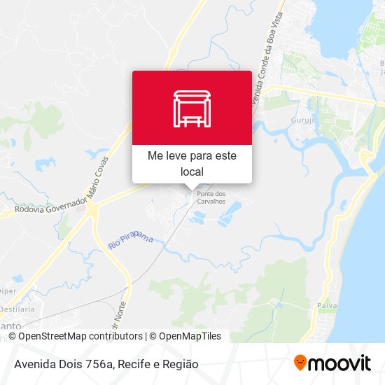 Avenida Dois 756a mapa