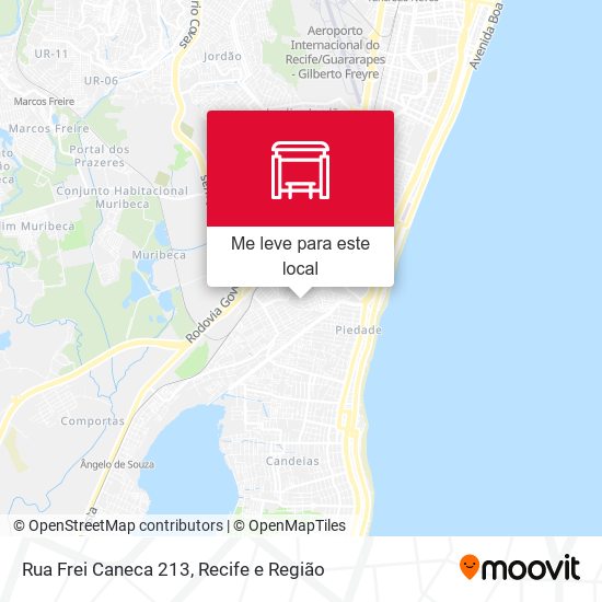 Rua Frei Caneca 213 mapa